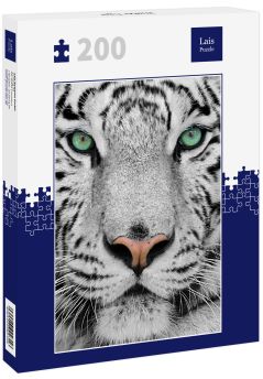 Lais Puzzle - Weißer Tiger - 200 Teile
