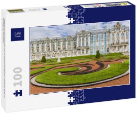Lais Puzzle - Gärten im französischen Stil im Katharinenpalast, Zarskoje Selo, St. Petersburg, Russland - 100 Teile