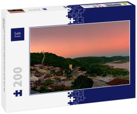 Lais Puzzle - Blick auf die Stadt Piranhas Alagoas Brasilien Sertão Fluss São Francisco - 200 Teile