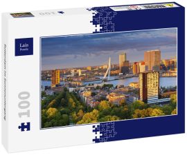 Lais Puzzle - Rotterdam im Sonnenuntergang - 100 Teile