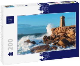 Lais Puzzle - Leuchtturm von Ploumanach, Perros-Guirec, Bretagne - 200 Teile