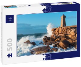 Lais Puzzle - Leuchtturm von Ploumanach, Perros-Guirec, Bretagne - 500 Teile