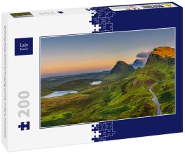 Lais Puzzle - Quiraing Berge Sonnenuntergang auf Isle of Skye, Schottland - 200 Teile