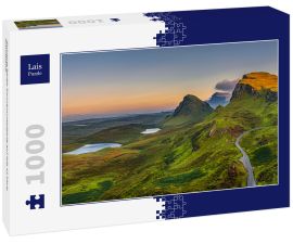 Lais Puzzle - Quiraing Berge Sonnenuntergang auf Isle of Skye, Schottland - 1.000 Teile