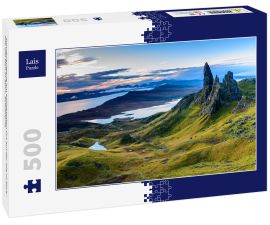 Lais Puzzle - Sonnenaufgang am beliebtesten Ort auf der Isle of Skye - The Old Man of Storr, Schottland - 500 Teile