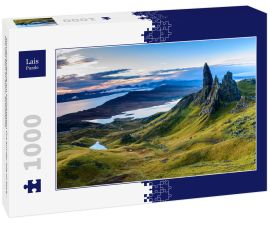Lais Puzzle - Sonnenaufgang am beliebtesten Ort auf der Isle of Skye - The Old Man of Storr, Schottland - 1.000 Teile