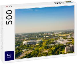 Lais Puzzle - Blick über Dortmund und Stadion - 500 Teile