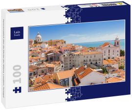 Lais Puzzle - Panoramablick über die Dächer der Alfama, Lissabon, Portugal - 100 Teile