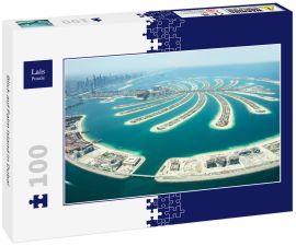 Lais Puzzle - Blick auf Palm Island in Dubai - 100 Teile
