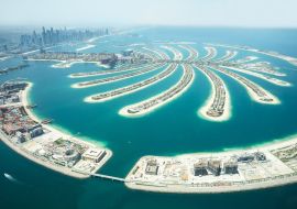 Lais Puzzle - Blick auf Palm Island in Dubai - 500 & 1.000 Teile