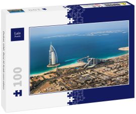 Lais Puzzle - Dubai, UAE, Burj Al Arab von oben - 100 Teile