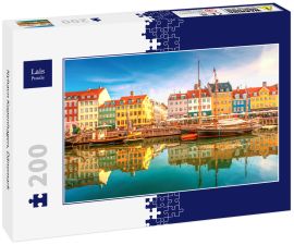 Lais Puzzle - Nyhavn Kopenhagen, Dänemark - 200 Teile
