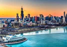 Lais Puzzle - Sonnenuntergang Chicago - 500 & 1.000 Teile