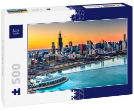 Lais Puzzle - Sonnenuntergang Chicago - 500 Teile