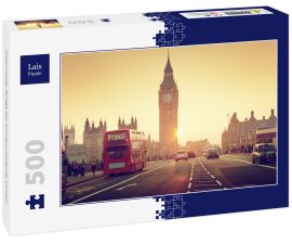 Lais Puzzle - Westminster Bridge bei Sonnenuntergang, London - 500 Teile