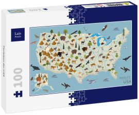 Lais Puzzle - Tierleben der USA - 100 Teile