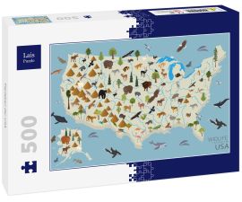 Lais Puzzle - Tierleben der USA - 500 Teile
