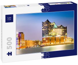 Lais Puzzle - Elbphilharomie Hamburg bei Nacht - 500 Teile