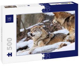 Lais Puzzle - 2 Wölfe im Schnee - 500 Teile