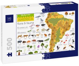 Lais Puzzle - Südamerika Flora und Fauna - 500 Teile