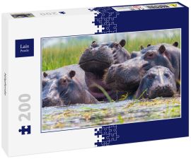Lais Puzzle - Nilpferde - 200 Teile