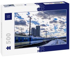 Lais Puzzle - Eisenbahn im Schnee - 500 Teile