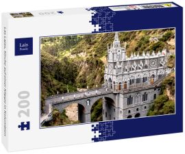 Lais Puzzle - Las Lajas, Kirche auf einer Klippe in Kolumbien - 200 Teile