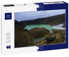 Lais Puzzle - Grüne Lagune - Vulkan Azufral, Kolumbien - 500 Teile