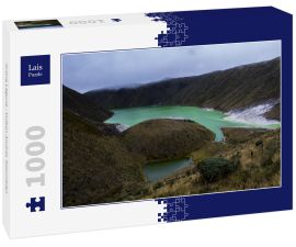 Lais Puzzle - Grüne Lagune - Vulkan Azufral, Kolumbien - 1.000 Teile