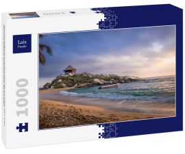 Lais Puzzle - Sonnenaufgang und Strandhütte am Cabo San Juan - Tayrona Natural National Park, Kolumbien - 1.000 Teile