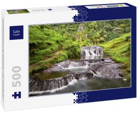 Lais Puzzle - Langzeitbelichtung des Wasserfalls in der Nähe des Santa Rosa Thermalbads in Santa Rosa de Cabal in Kolumbien - 500 Teile