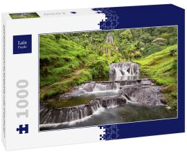Lais Puzzle - Langzeitbelichtung des Wasserfalls in der Nähe des Santa Rosa Thermalbads in Santa Rosa de Cabal in Kolumbien - 1.000 Teile