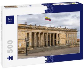 Lais Puzzle - Kolumbianisches Nationalkapitol und Kongress am Bolivar-Platz - Bogota, Kolumbien - 500 Teile
