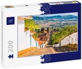 Lais Puzzle - Barichara Skyline Stadtbild Santander in Kolumbien  - 200 Teile