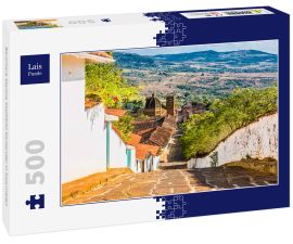 Lais Puzzle - Barichara Skyline Stadtbild Santander in Kolumbien  - 500 Teile