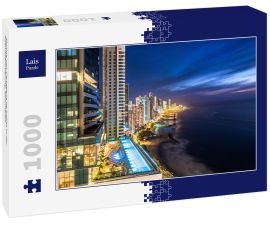 Lais Puzzle - Skyline von Cartagena de Indias in der Abenddämmerung, Kolumbien - 1.000 Teile