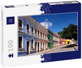 Lais Puzzle - Farbiges Kolonialgebäude im Zentrum Bogotas, Kolumbien, Lateinamerika - 100 Teile
