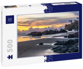 Lais Puzzle - Menschen beim Spaziergang am Strand von El Almejal, El Valle, Kolumbien - 500 Teile