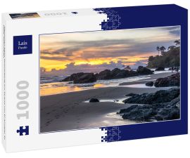 Lais Puzzle - Menschen beim Spaziergang am Strand von El Almejal, El Valle, Kolumbien - 1.000 Teile
