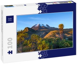 Lais Puzzle - Vulkan Tolima im Los Nevados National Park mit üppiger Vegetation frailejones (Espeletia), Kolumbien - 100 Teile