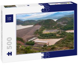 Lais Puzzle - Wasserkraftwerk inmitten von Bergen und Wald im Departement Huila. Eine der Quellen für saubere Energie im Land. Kolumbien - 500 Teile