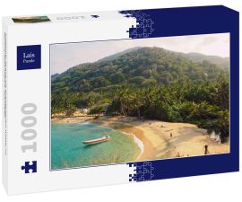 Lais Puzzle - tropischer Strand mit türkisfarbenem Wasser im Tayrona-Nationalpark, Kolumbien - 1.000 Teile