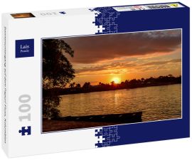 Lais Puzzle - Sonnenuntergang auf dem Papurí-Fluss, Kolumbien - 100 Teile