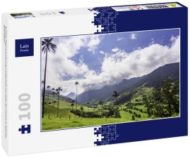 Lais Puzzle - Schöne Tageswanderung Landschaft von Valle del Cocora in Salento, Kolumbien - 100 Teile