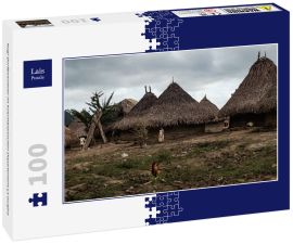Lais Puzzle - Kogi-Dorfbewohner im kolumbianischen Departement La Guajira - 100 Teile