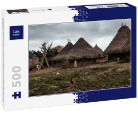 Lais Puzzle - Kogi-Dorfbewohner im kolumbianischen Departement La Guajira - 500 Teile