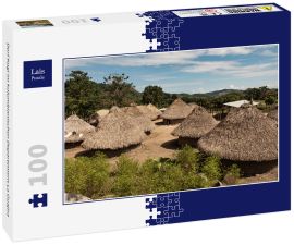 Lais Puzzle - Dorf Kogi im kolumbianischen Departement La Guajira - 100 Teile