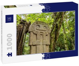 Lais Puzzle - Präkolumbianische Skulptur, Archäologischer Park San Agustin, Departamento Huila, Kolumbien - 1.000 Teile