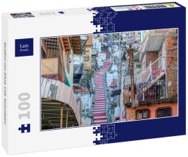 Lais Puzzle - Straßen von Siloé, Cali, Kolumbien - 100 Teile