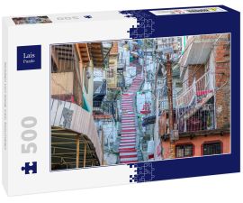 Lais Puzzle - Straßen von Siloé, Cali, Kolumbien - 500 Teile